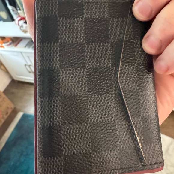 Louis Vuitton Black & Red Damier Graphite
Pocket Organizer - Picture 7 of 12